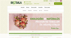 Desktop Screenshot of biosala.lt